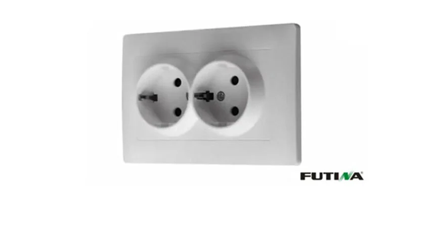 Futina欧州標準スイッチおよびアウトレット配線装置Eu Eos